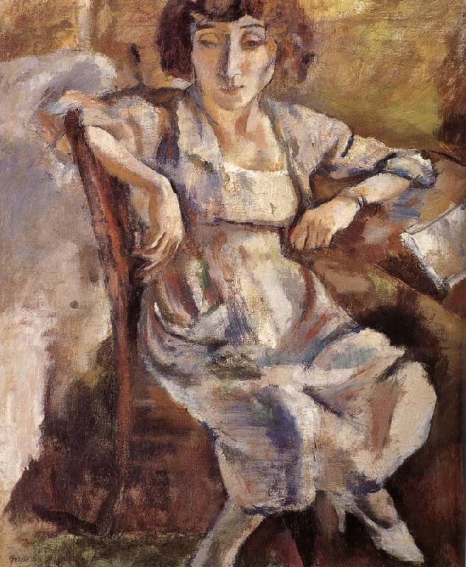 Jules Pascin Portrait of woman oil painting picture